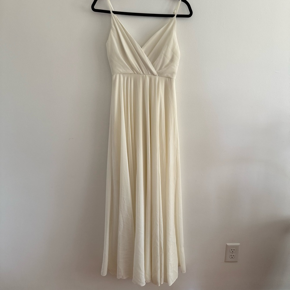 Lulus Cream Maxi Dress